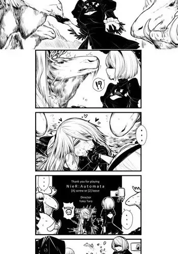 [Yuriwhale] Atama ga Doukashite iru (NieR:Automata)